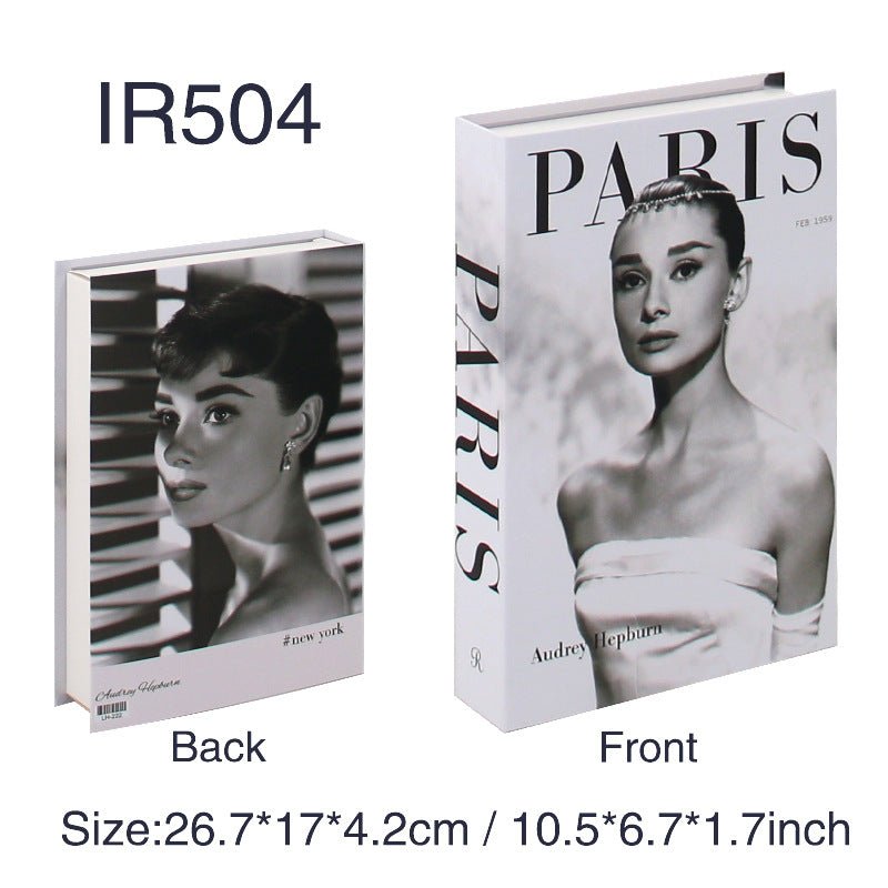 Fashion Simple Style Prop Books Fake Book Magazine Ornaments | Luxury Home Accessories | Heulog Glow