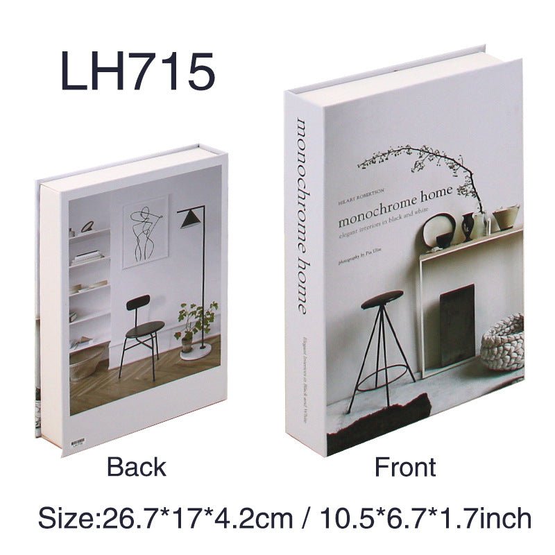 Fashion Simple Style Prop Books Fake Book Magazine Ornaments | Luxury Home Accessories | Heulog Glow
