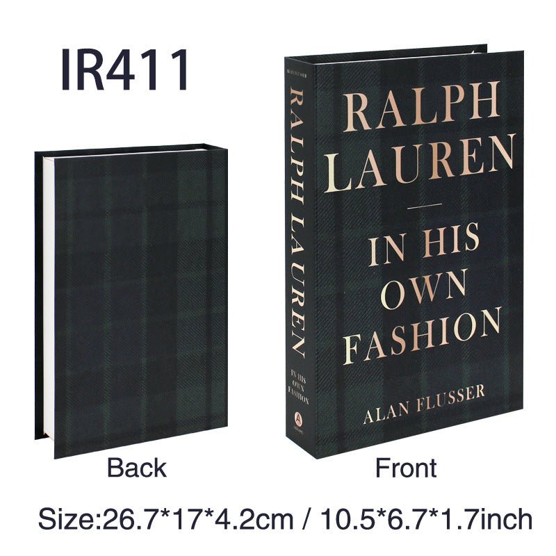 Fashion Simple Style Prop Books Fake Book Magazine Ornaments | Luxury Home Accessories | Heulog Glow