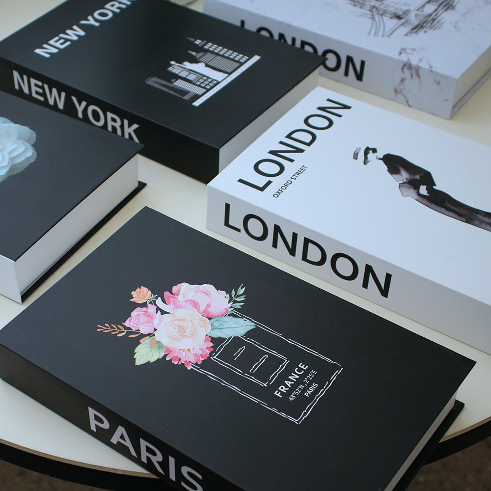 Fashion Simple Style Prop Books Fake Book Magazine Ornaments | Luxury Home Accessories | Heulog Glow