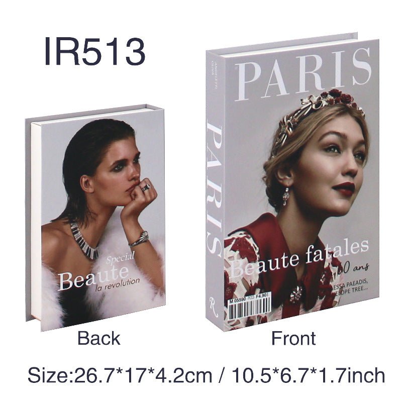 Fashion Simple Style Prop Books Fake Book Magazine Ornaments | Luxury Home Accessories | Heulog Glow