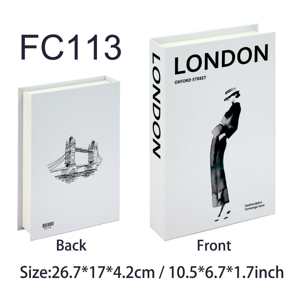 Fashion Simple Style Prop Books Fake Book Magazine Ornaments | Luxury Home Accessories | Heulog Glow