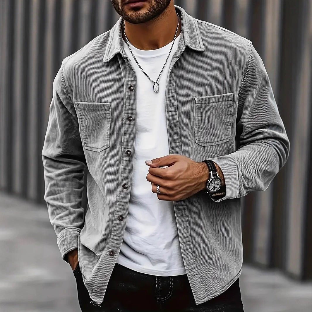 Fashion Spring Button Jacket Coat For Men | Luxury Home Accessories | Heulog Glow