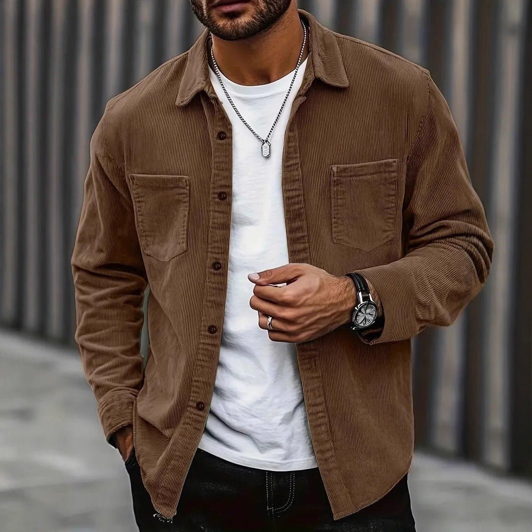 Fashion Spring Button Jacket Coat For Men | Luxury Home Accessories | Heulog Glow