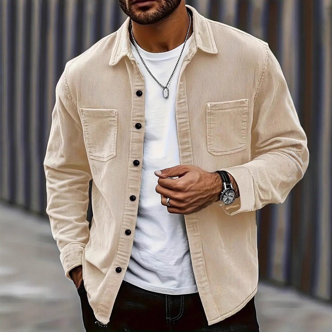 Fashion Spring Button Jacket Coat For Men | Luxury Home Accessories | Heulog Glow