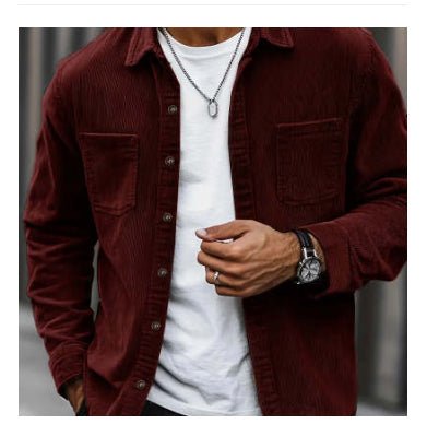 Fashion Spring Button Jacket Coat For Men | Luxury Home Accessories | Heulog Glow