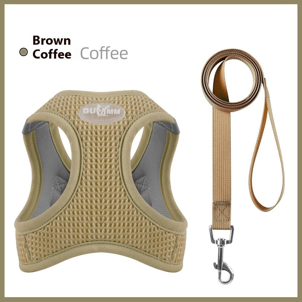 Fashion Waffle Cat Pulling Rope Chest Strap | Luxury Home Accessories | Heulog Glow