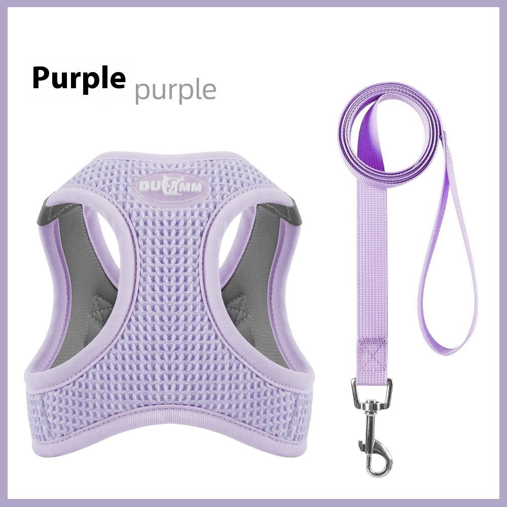 Fashion Waffle Cat Pulling Rope Chest Strap | Luxury Home Accessories | Heulog Glow