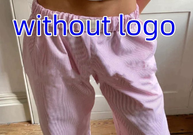 Fashion Y2K Striped Straight Trousers Summer Elastic High Waist Wide Leg Pants For Women | Luxury Home Accessories | Heulog Glow