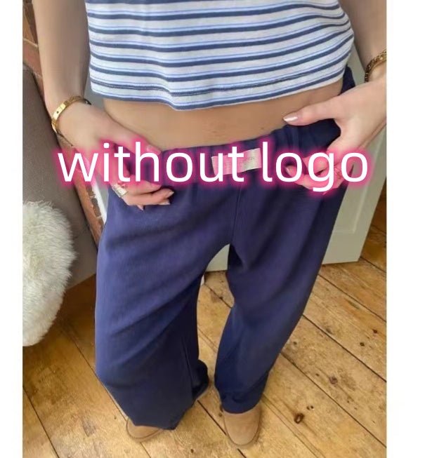 Fashion Y2K Striped Straight Trousers Summer Elastic High Waist Wide Leg Pants For Women | Luxury Home Accessories | Heulog Glow