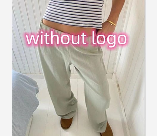 Fashion Y2K Striped Straight Trousers Summer Elastic High Waist Wide Leg Pants For Women | Luxury Home Accessories | Heulog Glow