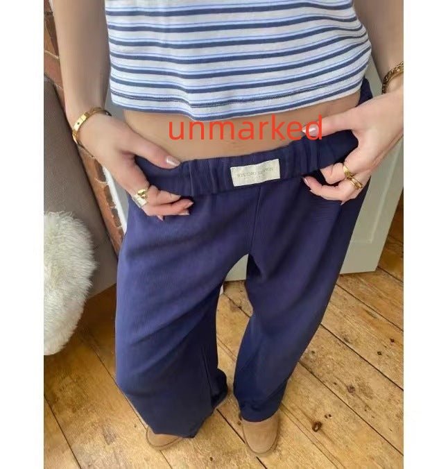 Fashion Y2K Striped Straight Trousers Summer Elastic High Waist Wide Leg Pants For Women | Luxury Home Accessories | Heulog Glow