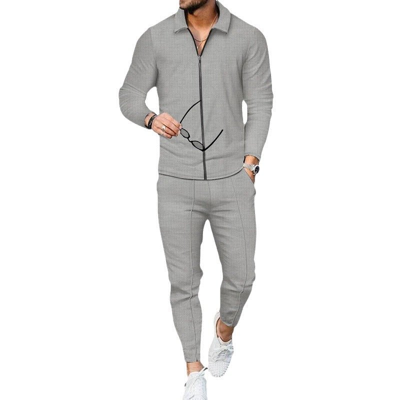 Fashion Zipper Cardigan Casual Sports Suit | Luxury Home Accessories | Heulog Glow