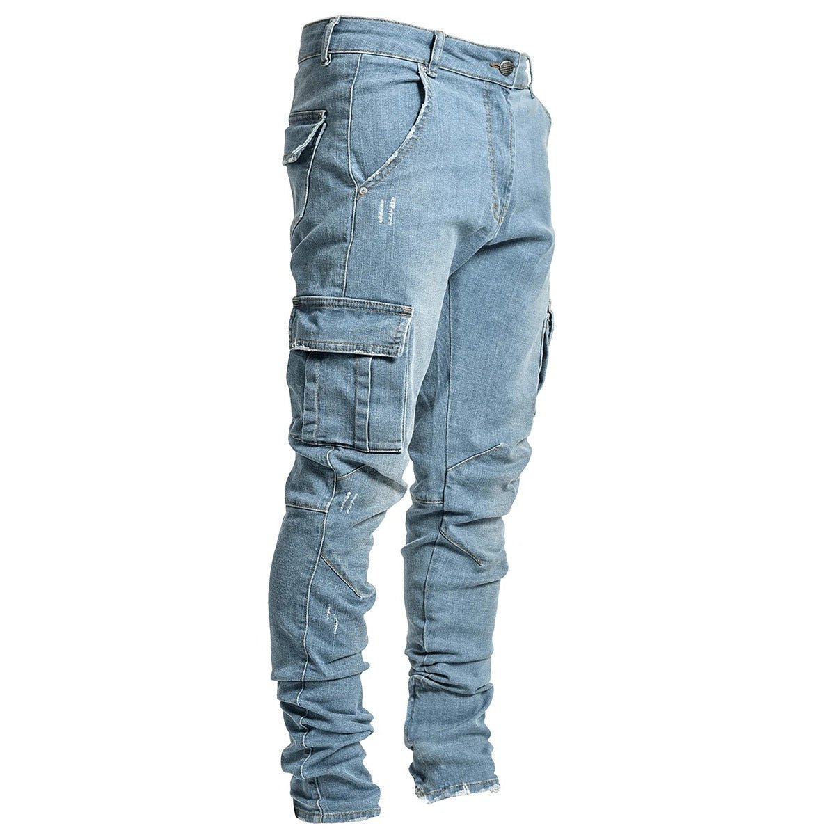 Fashionable And Simple Men's Multi-Pocket Tooling Jeans | Luxury Home Accessories | Heulog Glow