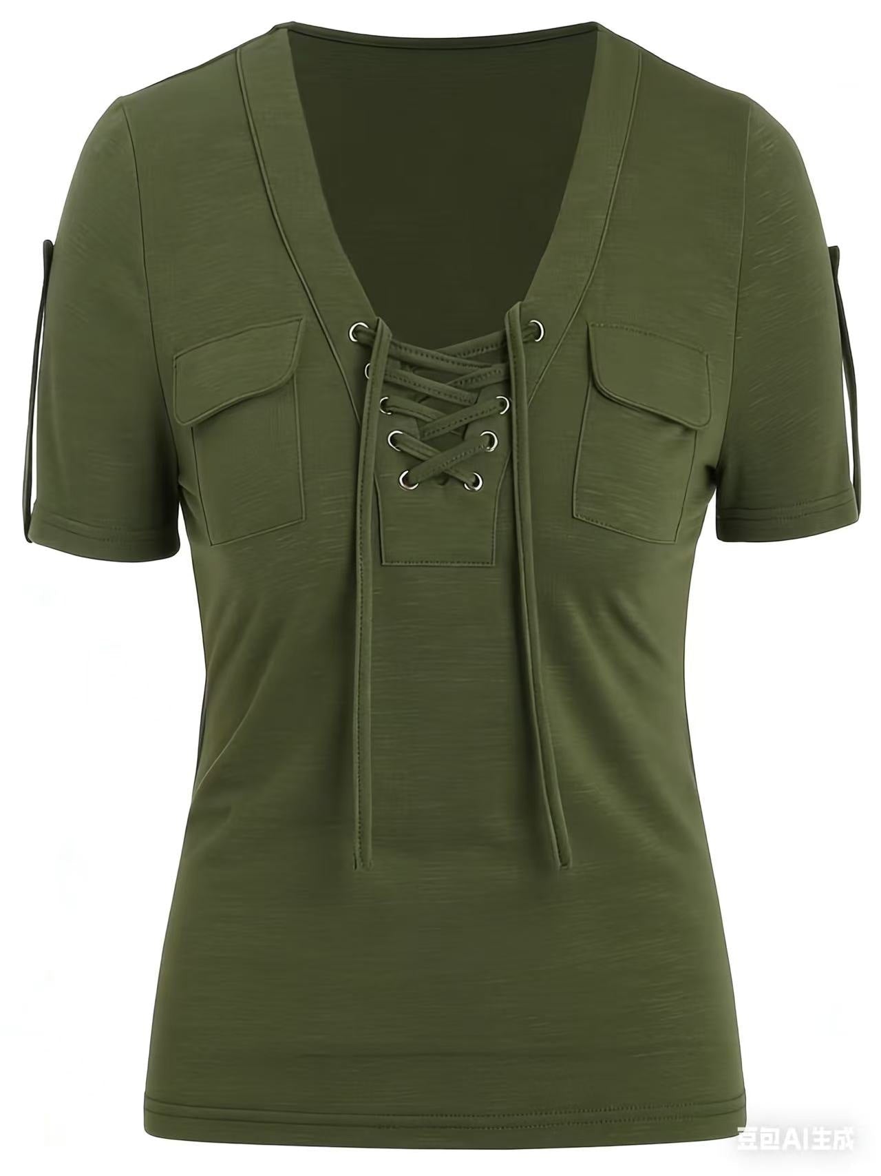 Fashionable Casual Women's Short-sleeve Top | Luxury Home Accessories | Heulog Glow