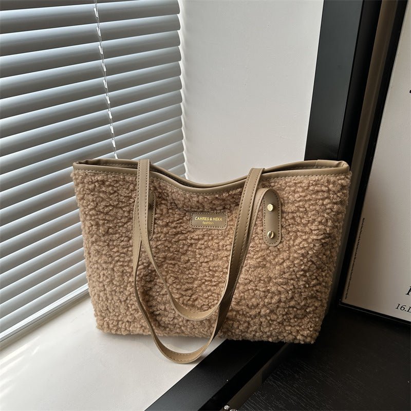 Fashionable Furry Versatile Shoulder Bag | Luxury Home Accessories | Heulog Glow