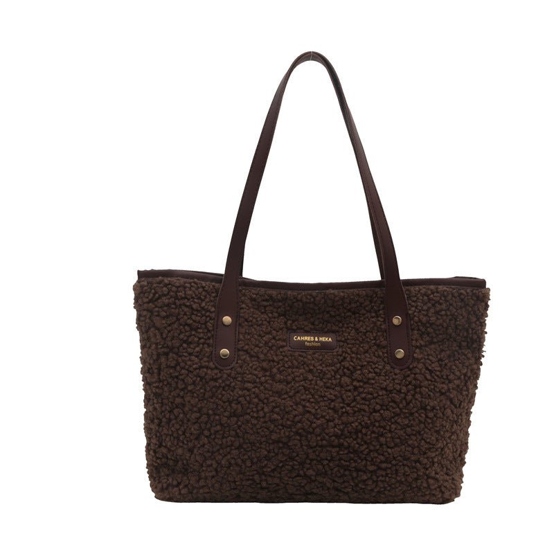 Fashionable Furry Versatile Shoulder Bag | Luxury Home Accessories | Heulog Glow