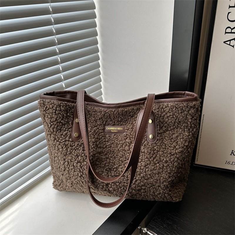 Fashionable Furry Versatile Shoulder Bag | Luxury Home Accessories | Heulog Glow