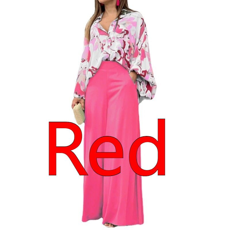 Fashionable Printed Wide-leg Pants | Luxury Home Accessories | Heulog Glow
