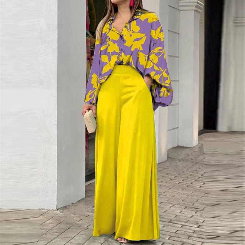 Fashionable Printed Wide-leg Pants | Luxury Home Accessories | Heulog Glow