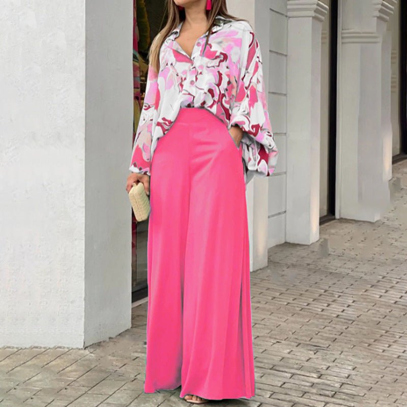 Fashionable Printed Wide-leg Pants | Luxury Home Accessories | Heulog Glow