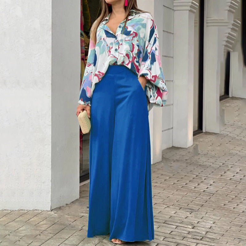 Fashionable Printed Wide-leg Pants | Luxury Home Accessories | Heulog Glow