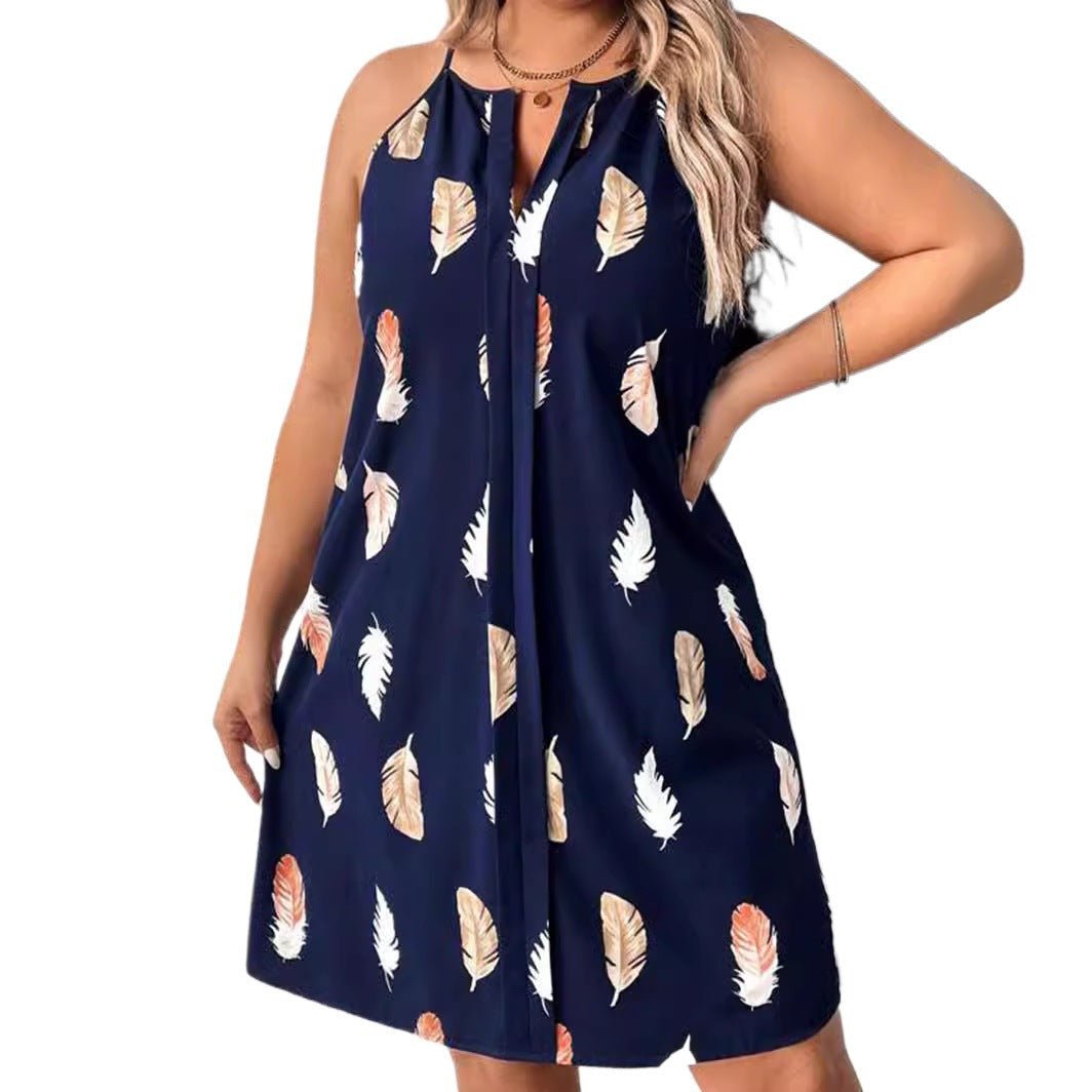 Fashionable Strap V-Neck Loose Dress For Women | Luxury Home Accessories | Heulog Glow