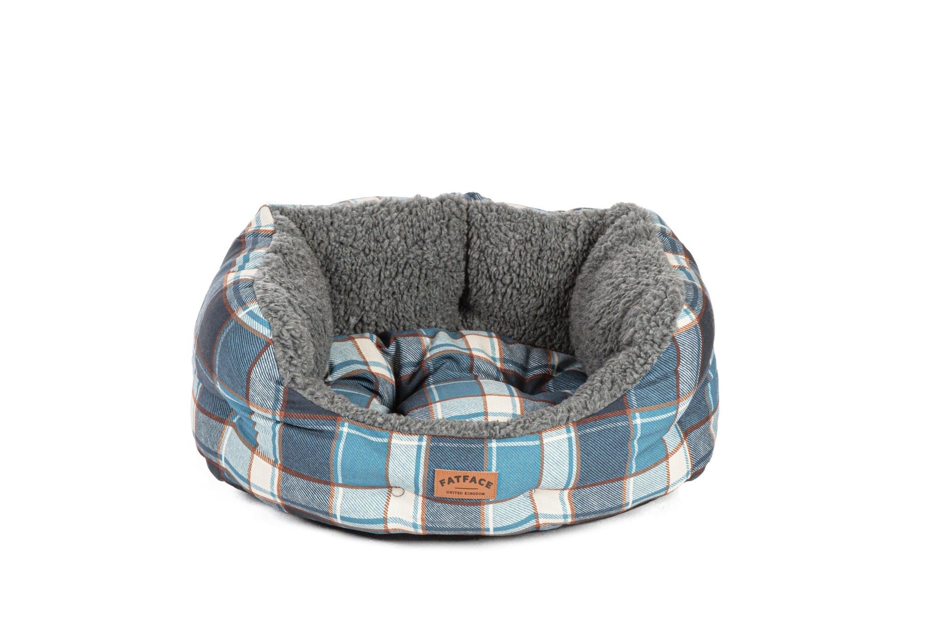 FatFace Fleece Check Deluxe Slumber Bed | Luxury Home Accessories | Heulog Glow