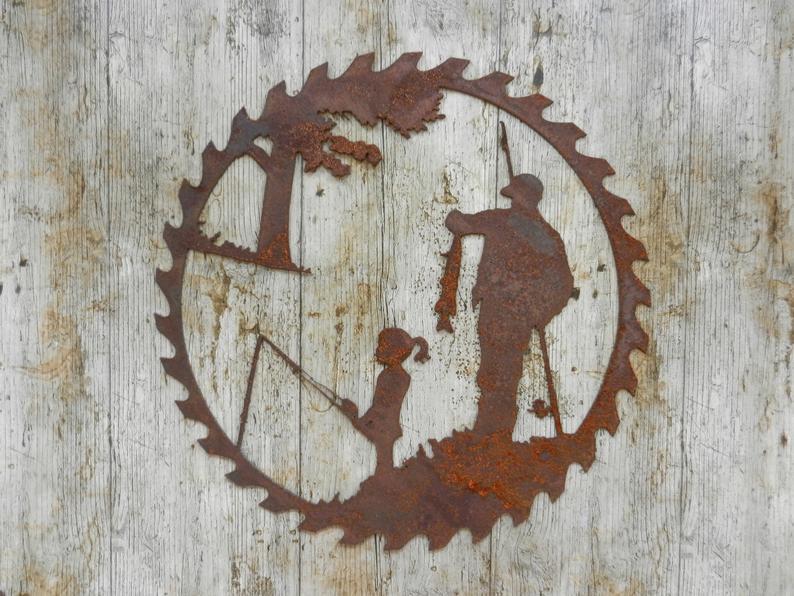 Father's Day Gift Fishing Decoration Pendant Crafts | Luxury Home Accessories | Heulog Glow