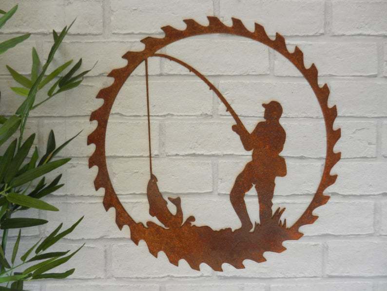 Father's Day Gift Fishing Decoration Pendant Crafts | Luxury Home Accessories | Heulog Glow