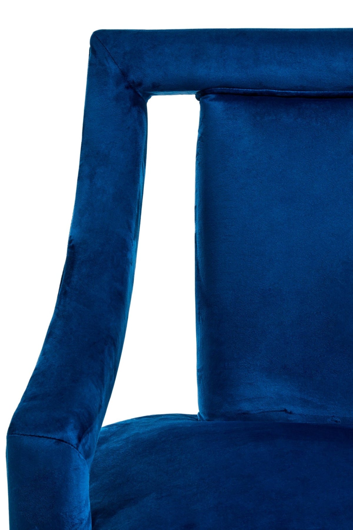 Faye Midnight Blue Velvet Chair | Luxury Home Accessories | Heulog Glow