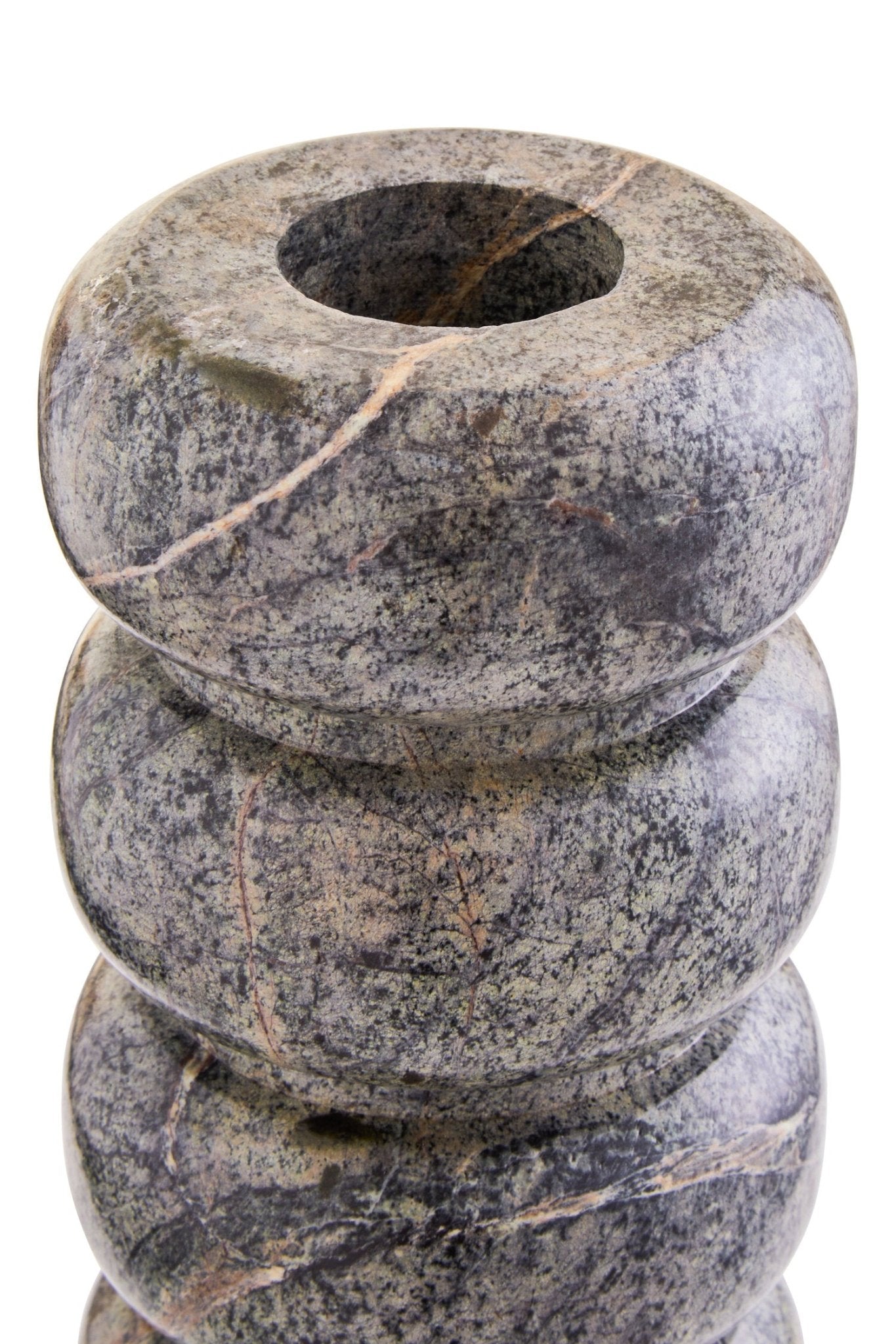Fazio Forest Green Marble Vase | Luxury Home Accessories | Heulog Glow
