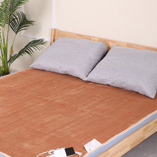 WarmNest Electric Heated Blanket Mattress – Flannel Fleece Heating Pad