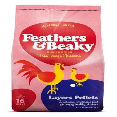 Feathers and Beaky Free Range Layers Pellets 5kg | Luxury Home Accessories | Heulog Glow