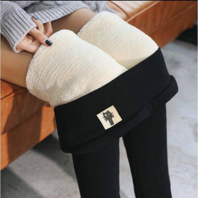 Female Winter Thick Velvet Leggings | Luxury Home Accessories | Heulog Glow