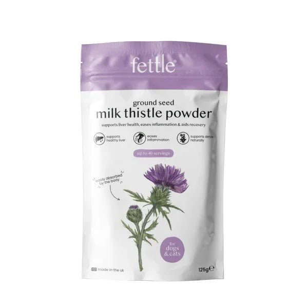 Fettle Ground Seed Milk Thistle Powder 125g | Luxury Home Accessories | Heulog Glow