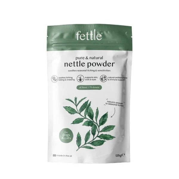 Fettle Pure and Natural Nettle Powder 125g | Luxury Home Accessories | Heulog Glow
