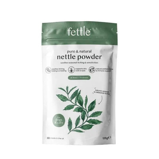 Fettle Pure and Natural Nettle Powder 125g | Luxury Home Accessories | Heulog Glow