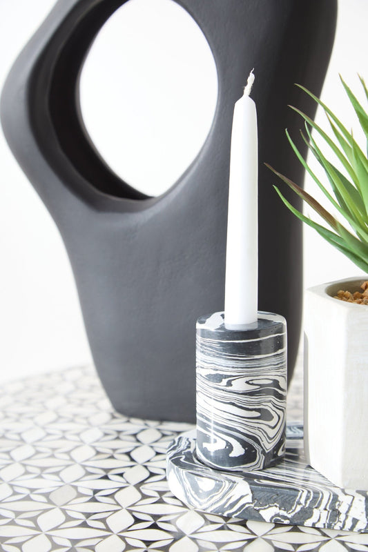 Fia White Ribbed Ceramic Planter | Luxury Home Accessories | Heulog Glow
