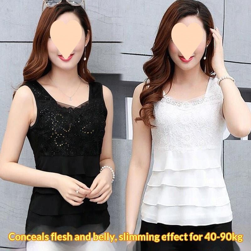 Figure-flattering Lace Camisole That Covers The Tummy And Slims The Waist | Luxury Home Accessories | Heulog Glow