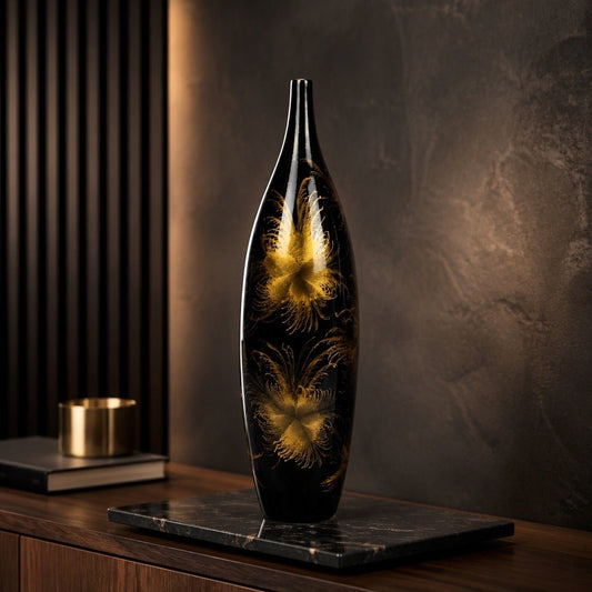 Firework Narrow Neck Vase 60cm | Luxury Home Accessories | Heulog Glow