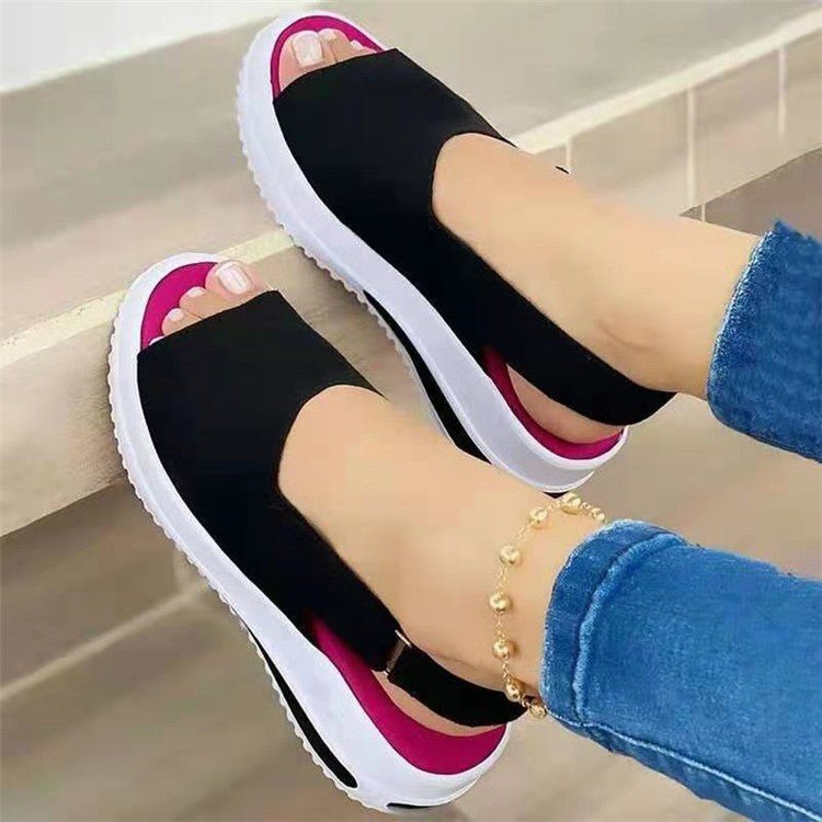 Fish-mouth Flat-heel Beach Low-top Women's Sandals | Luxury Home Accessories | Heulog Glow