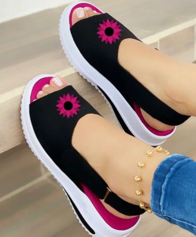 Fish-mouth Flat-heel Beach Low-top Women's Sandals | Luxury Home Accessories | Heulog Glow