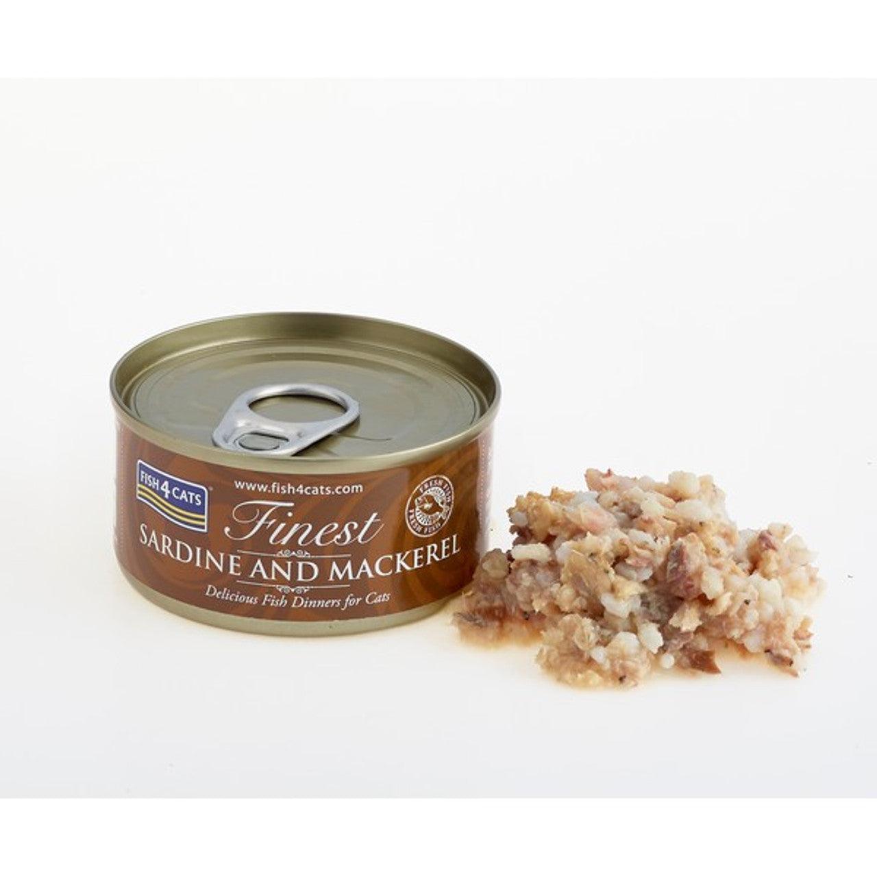Fish4Cats Finest Sardine With Mackerel BUY 9 GET 1 FREE! 70g x 10 | Luxury Home Accessories | Heulog Glow