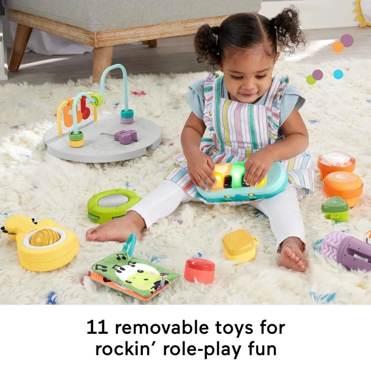 Fisher-Price 3-in-1 Hit Wonder Baby Activity Centre & Toddler Play Table | Luxury Home Accessories | Heulog Glow