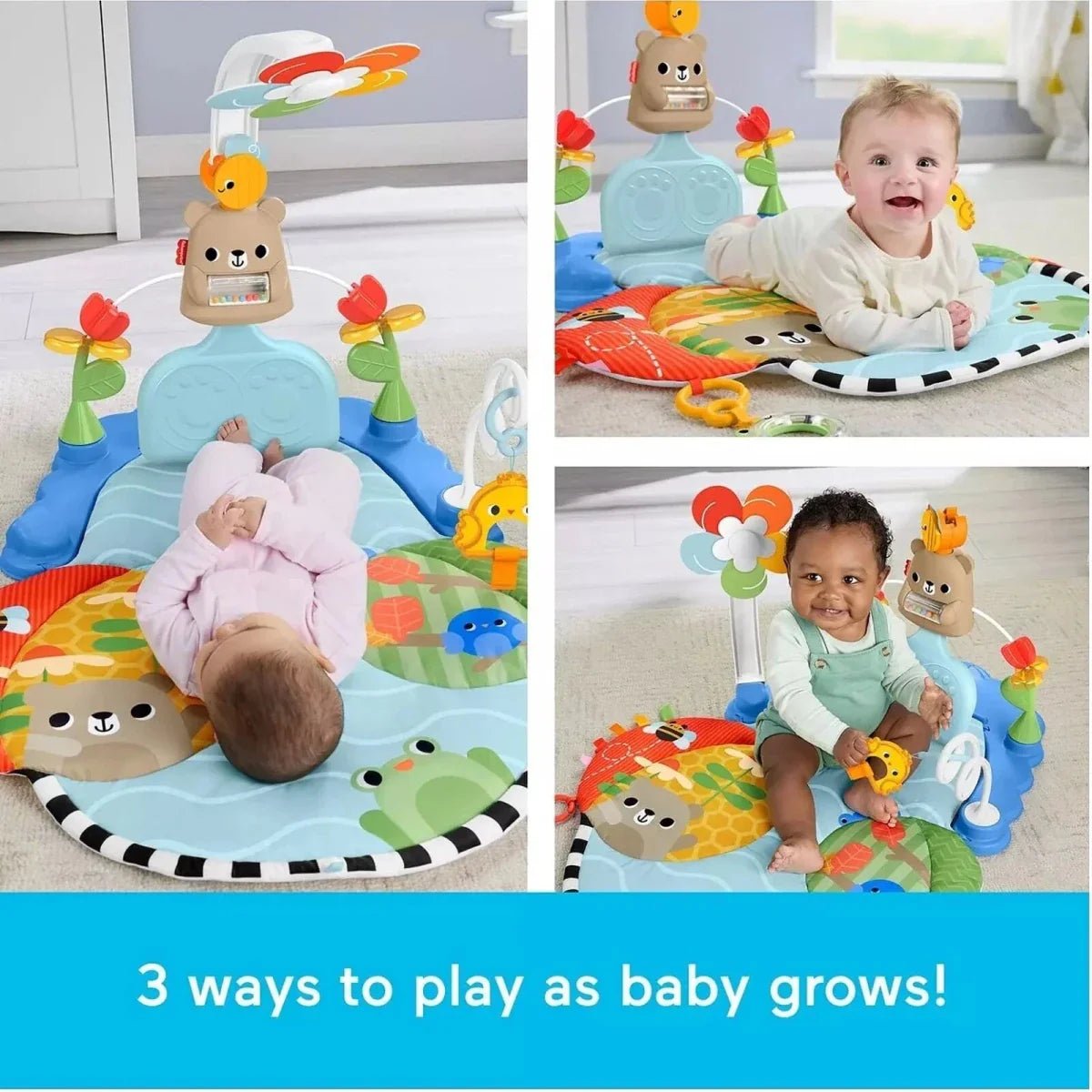 Fisher-Price 3-in-1 Kick & Sway Activity Gym | Luxury Home Accessories | Heulog Glow