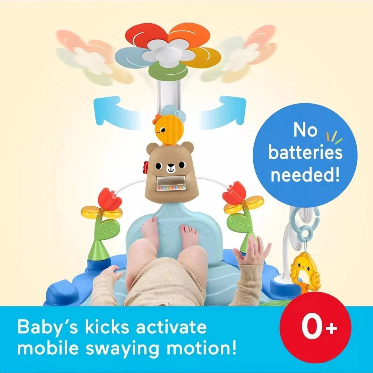 Fisher-Price 3-in-1 Kick & Sway Activity Gym | Luxury Home Accessories | Heulog Glow