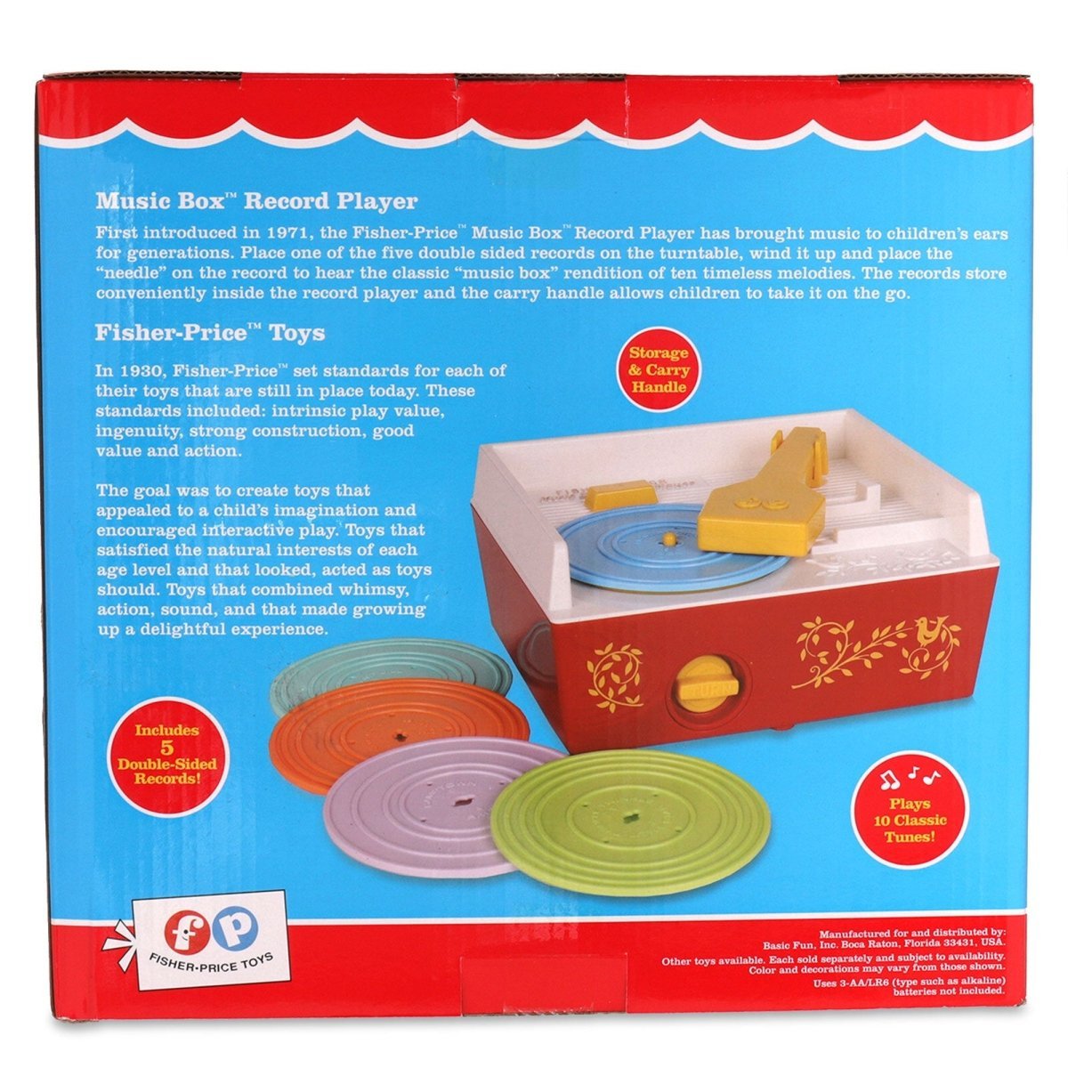 Fisher Price Classic Record Player | Luxury Home Accessories | Heulog Glow