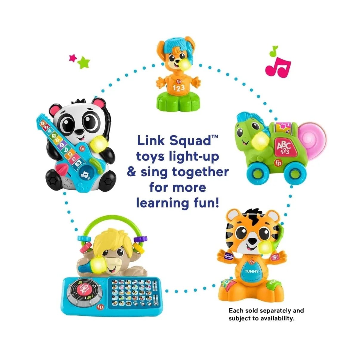 Fisher-Price Link Squad Bop & Groove Tiger | Luxury Home Accessories | Heulog Glow