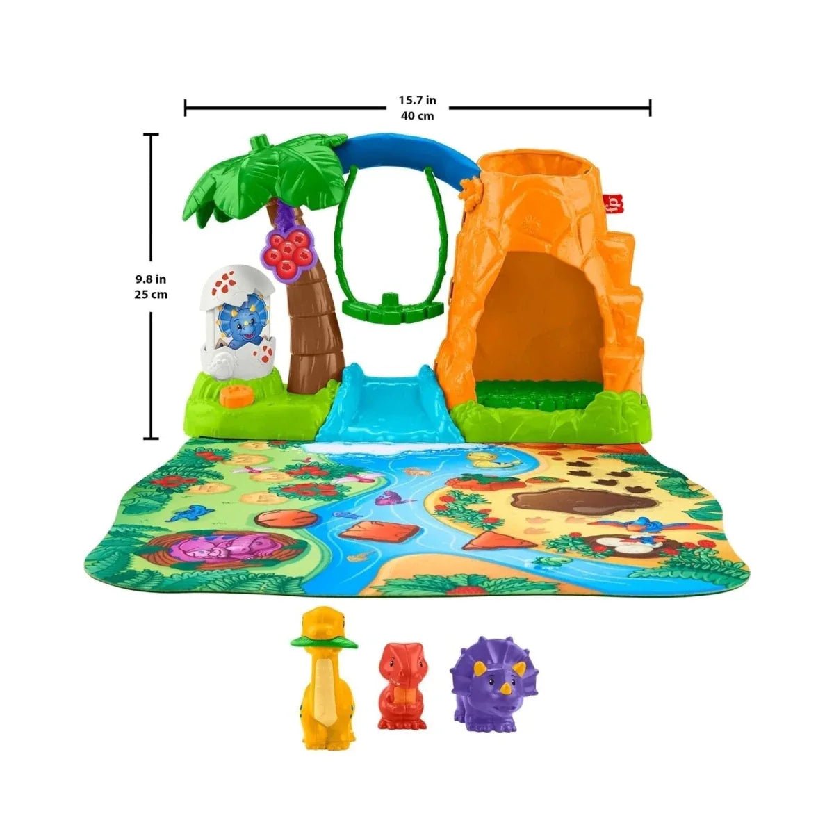 Fisher-Price Little People Dinosaur Village & Playmat Playset | Luxury Home Accessories | Heulog Glow